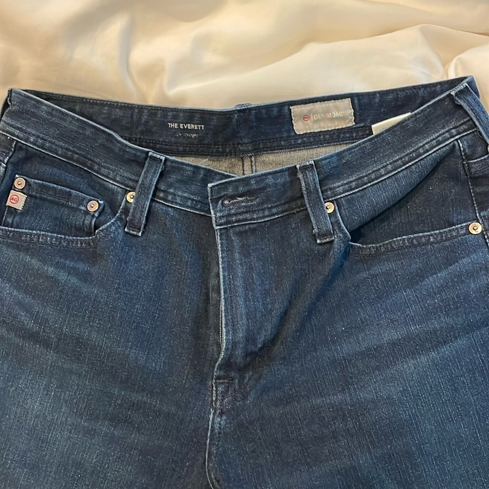 Men’s AG Jeans dark wash size 31 and hemmed to 30” length